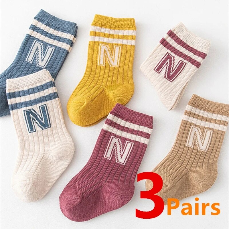 3 Pairs Baby Letter Socks Knit - Baby Sock Oximeter review and price