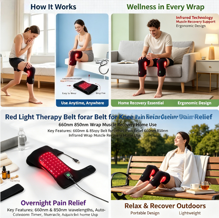 Smart Timer Red Light Therapy  - Smart Knee Wrap review and price