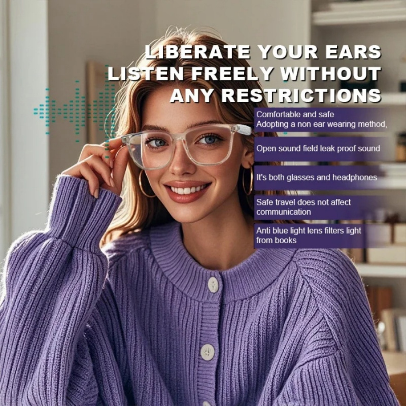 1 pair AI smart glasses Blueto - Smart Glasses Lens review and price