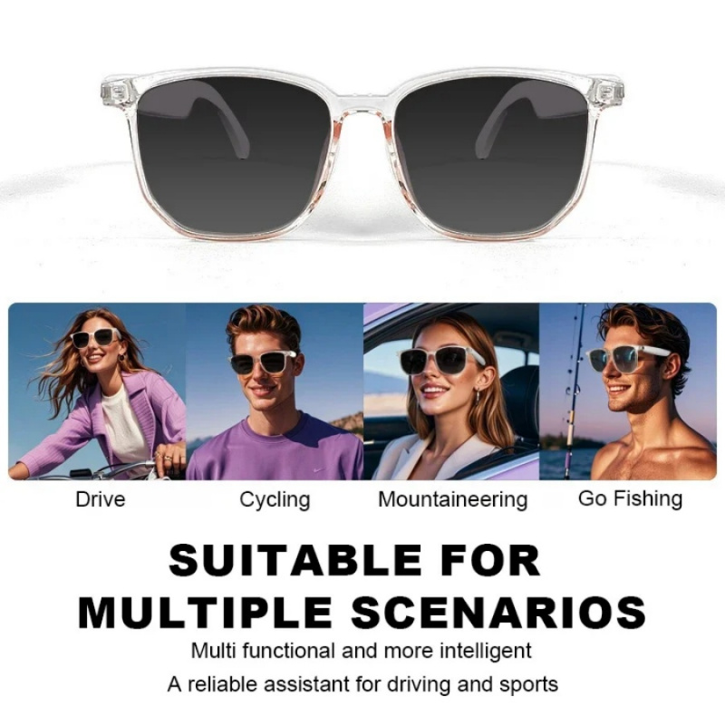 1 pair AI smart glasses Blueto - Smart Glasses Lens review and price