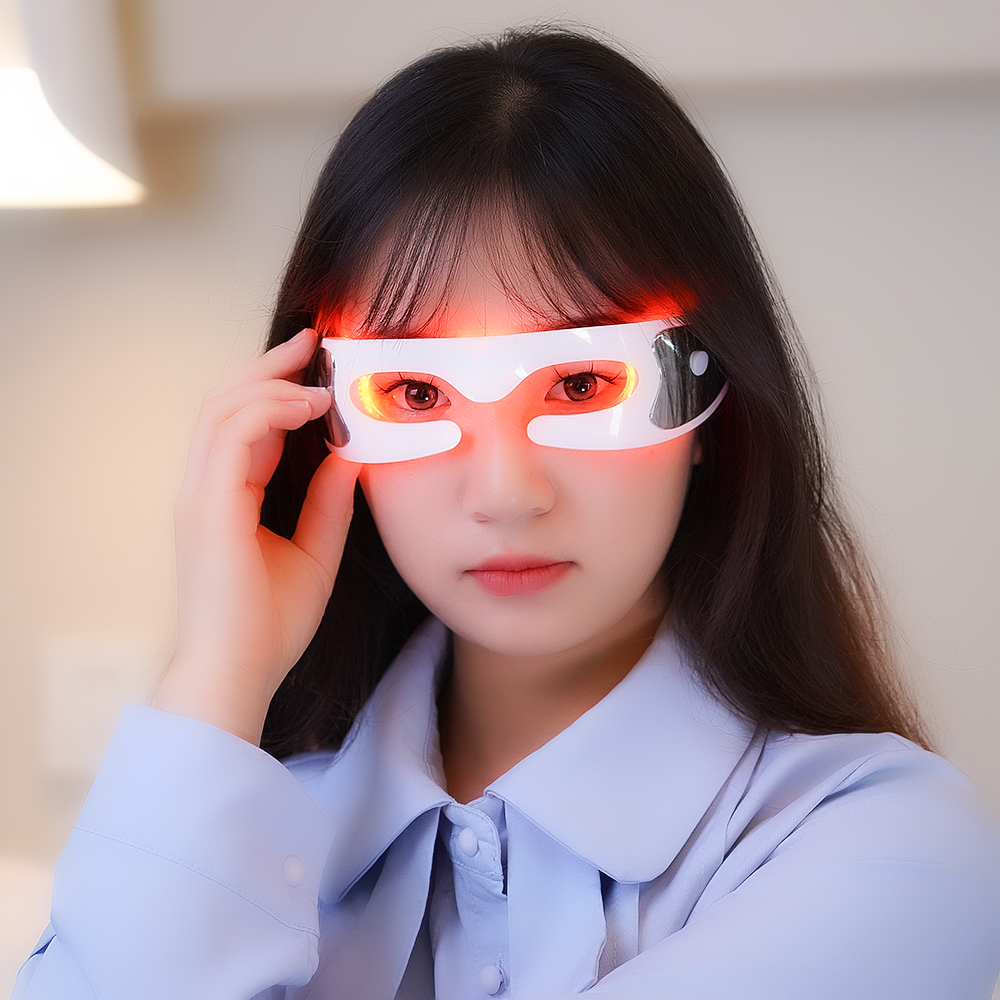 LED Eyecare Mask Device EMS Si - Light Therapy Glasses review and price