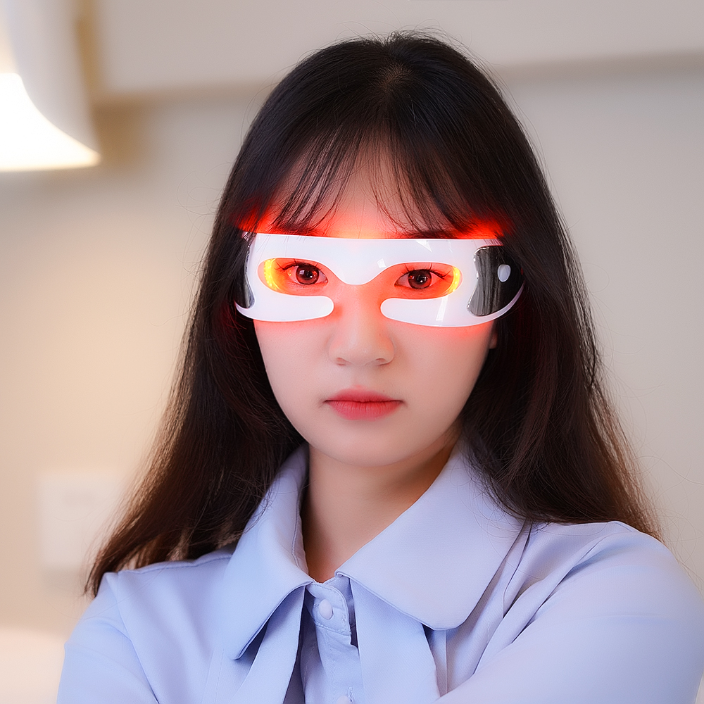 LED Eyecare Mask Device EMS Si - Light Therapy Glasses review and price