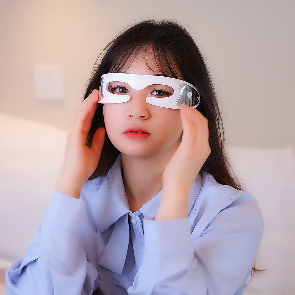 LED Eyecare Mask Device EMS Si - Light Therapy Glasses review and price