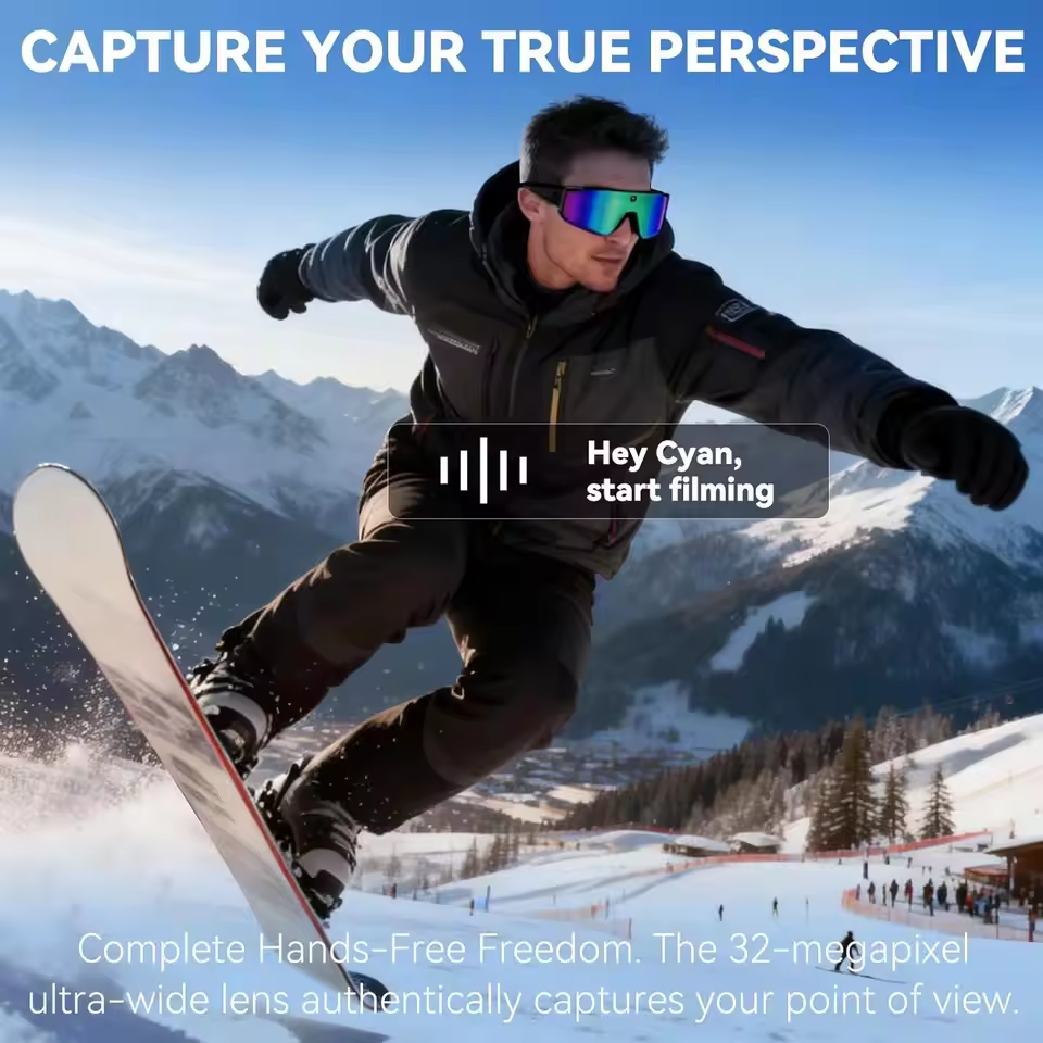 Smart AI Camera Glasses 1200P  - Smart Glasses Lens review and price