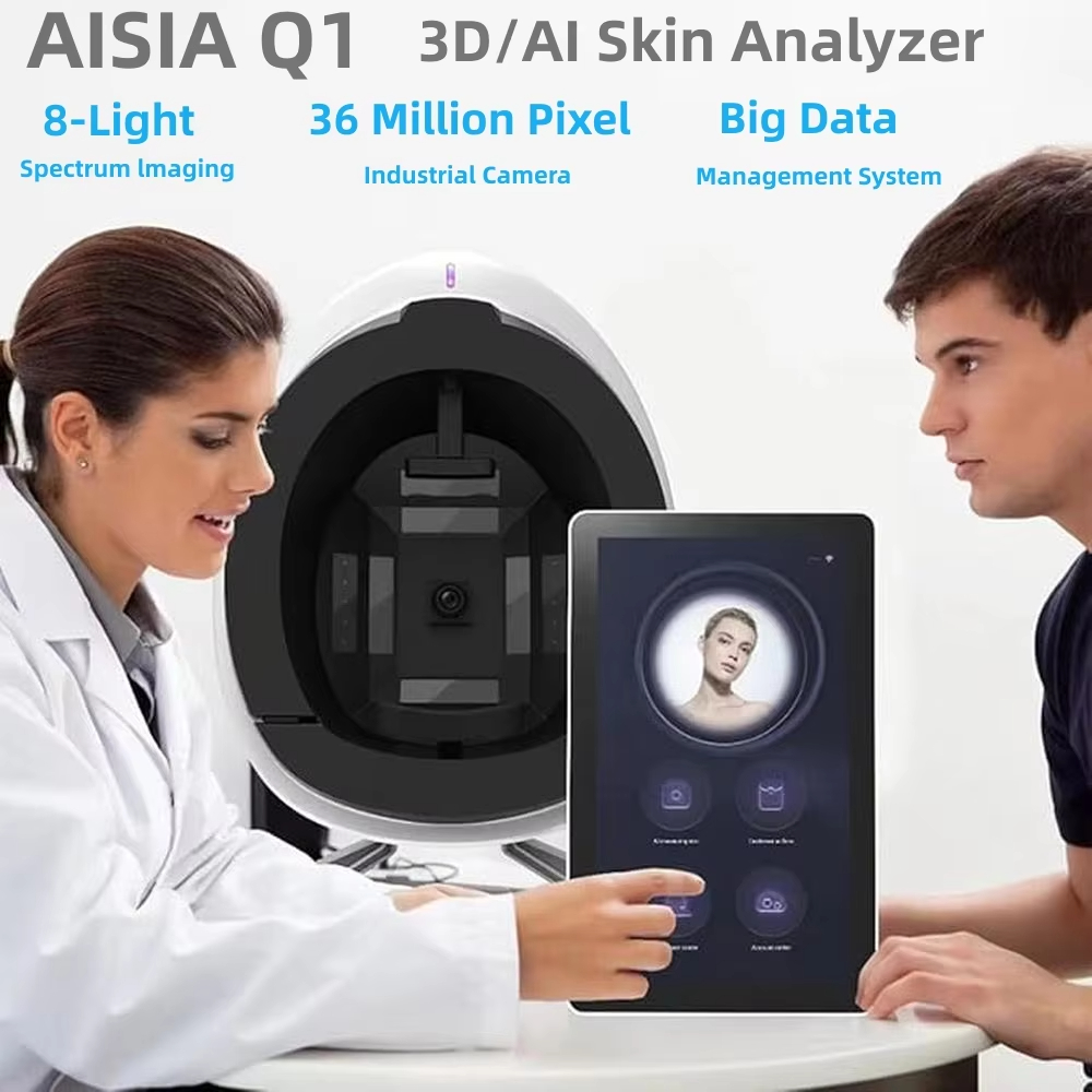 AISIA Q1 3D AI Facial Skin Ana - Galvanic Skin Sensor review and price