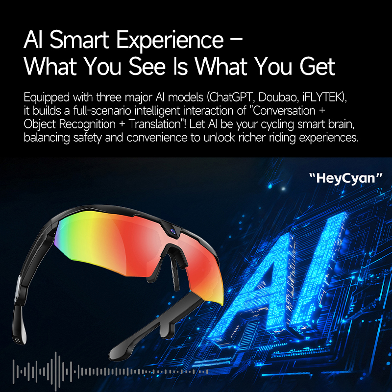 BT Cycling Sunglasses AI Voice - Smart Glasses Lens review and price