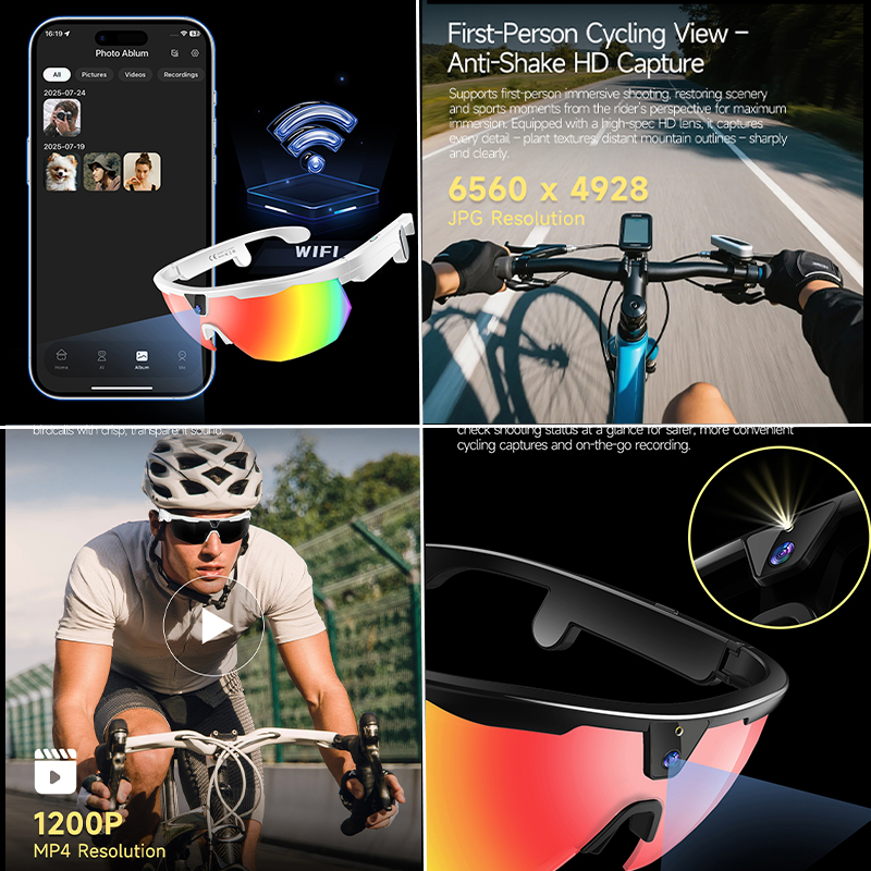 BT Cycling Sunglasses AI Voice - Smart Glasses Lens review and price