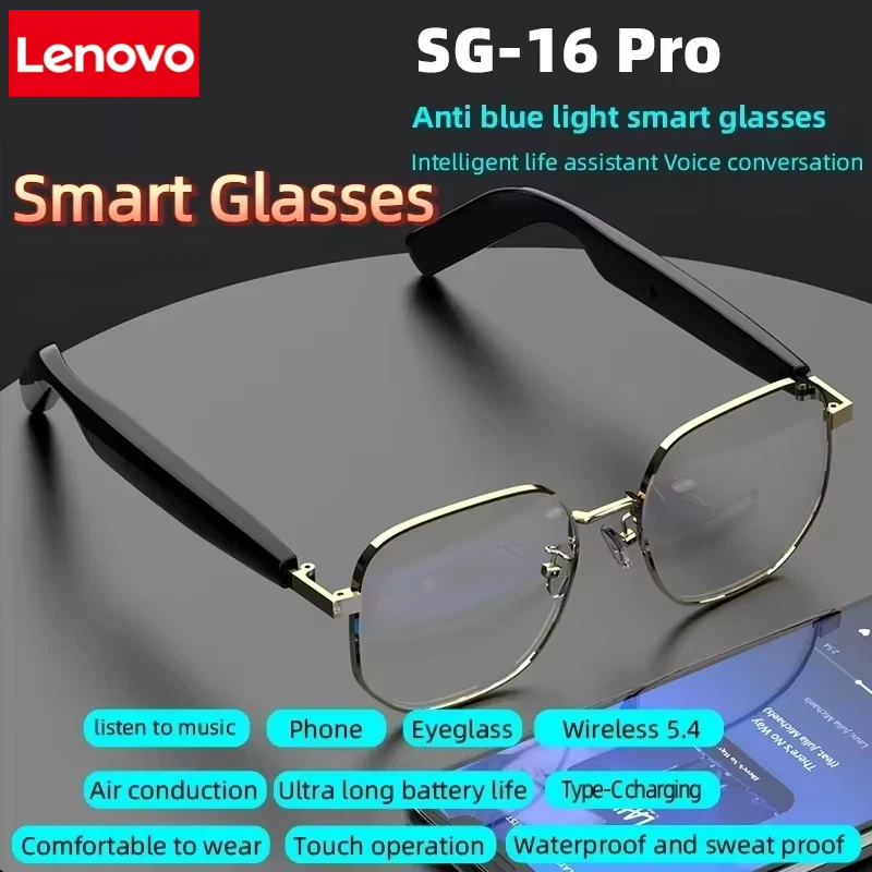 Lenovo New SG-16 Pro Smart Aud - Smart Glasses Lens review and price