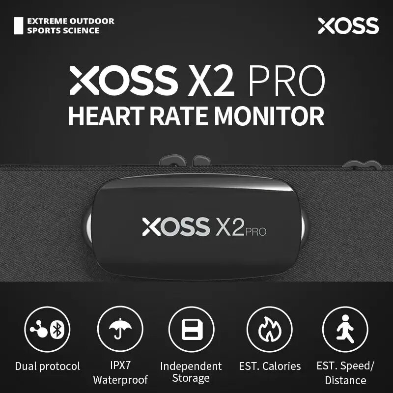 XOSS X2 Pro Chest Strap Heart  - Breath Rate Monitor review and price