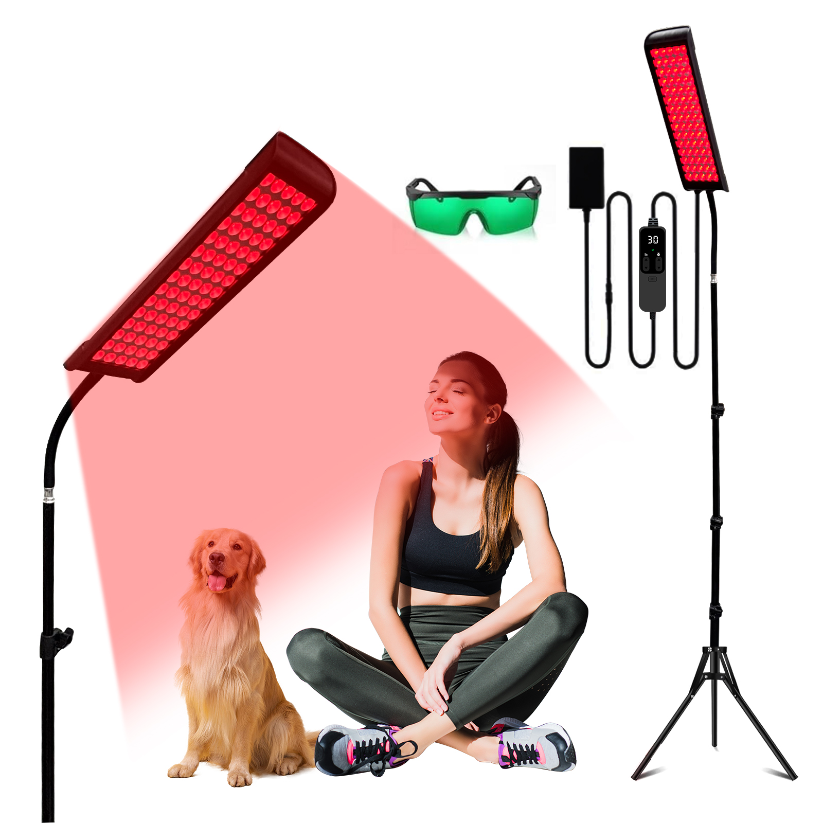 Red Light Therapy Panel Lamp L - Galvanic Skin Sensor review and price