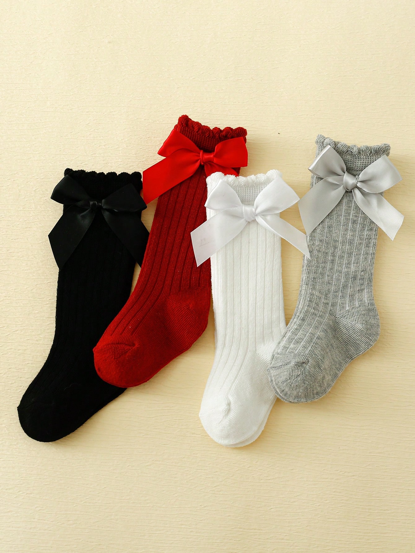 4/5 Pairs Baby Girls Long Knee - Baby Sock Oximeter review and price
