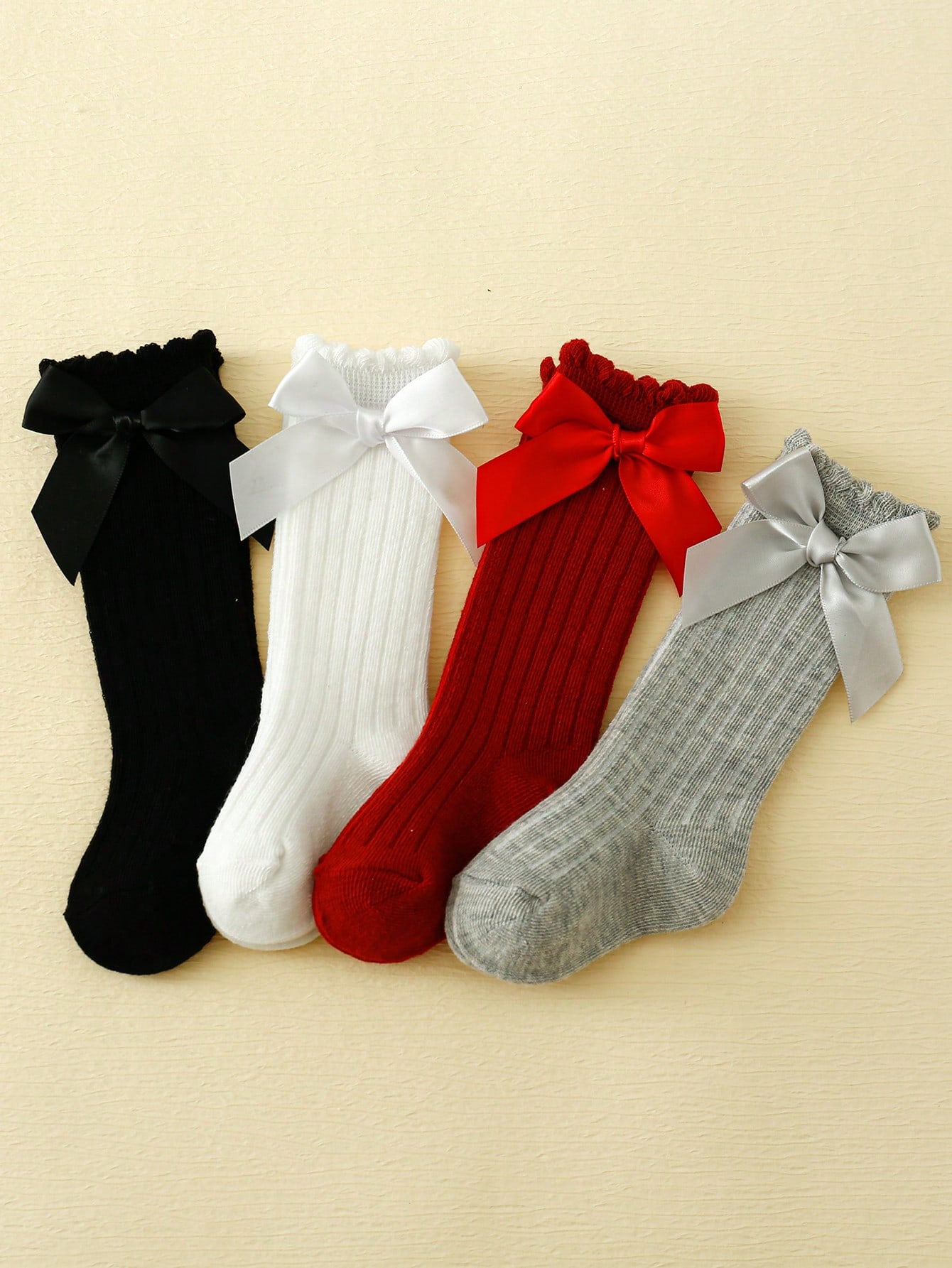 4/5 Pairs Baby Girls Long Knee - Baby Sock Oximeter review and price