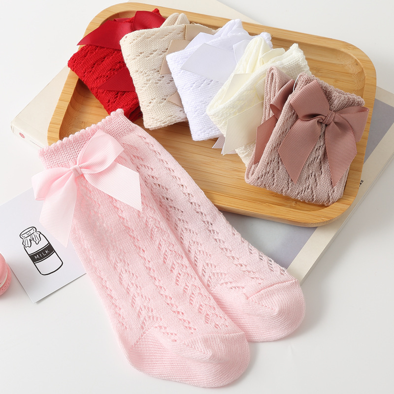 1 Pairs Summer Fashion Bow Bab - Baby Sock Oximeter review and price