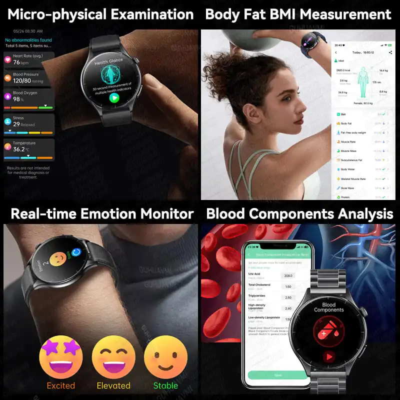 ECG Health Diagnosis Smart Wat - Fatigue Band Monitor review and price