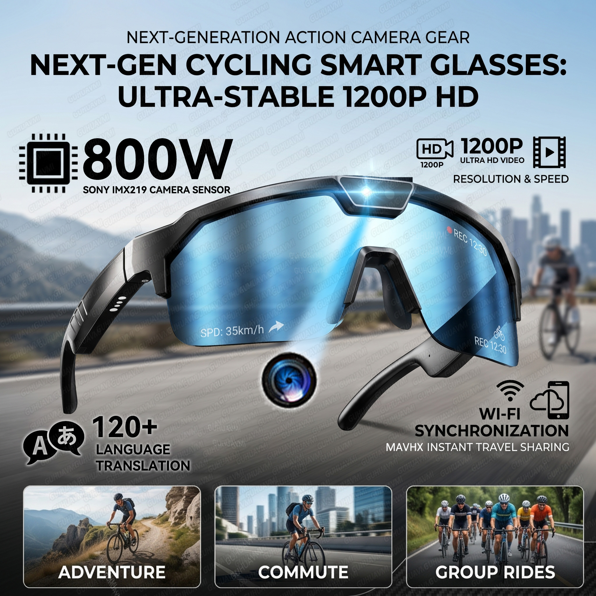 Smart Glasses with 4K HD Anti- - Smart Glasses Lens review and price