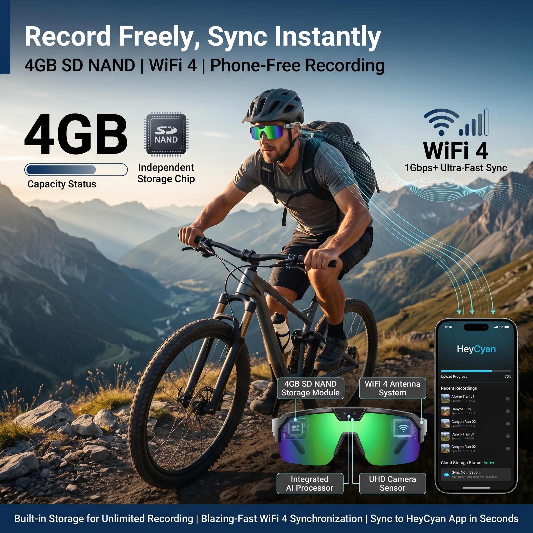 Smart Glasses with 4K HD Anti- - Smart Glasses Lens review and price