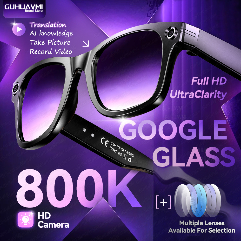 AI Smart Glasses with 8MP Came - Smart Glasses Lens review and price