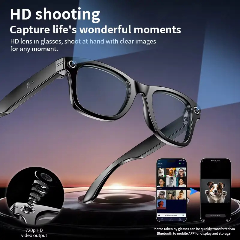 AI Smart Glasses with 8MP Came - Smart Glasses Lens review and price