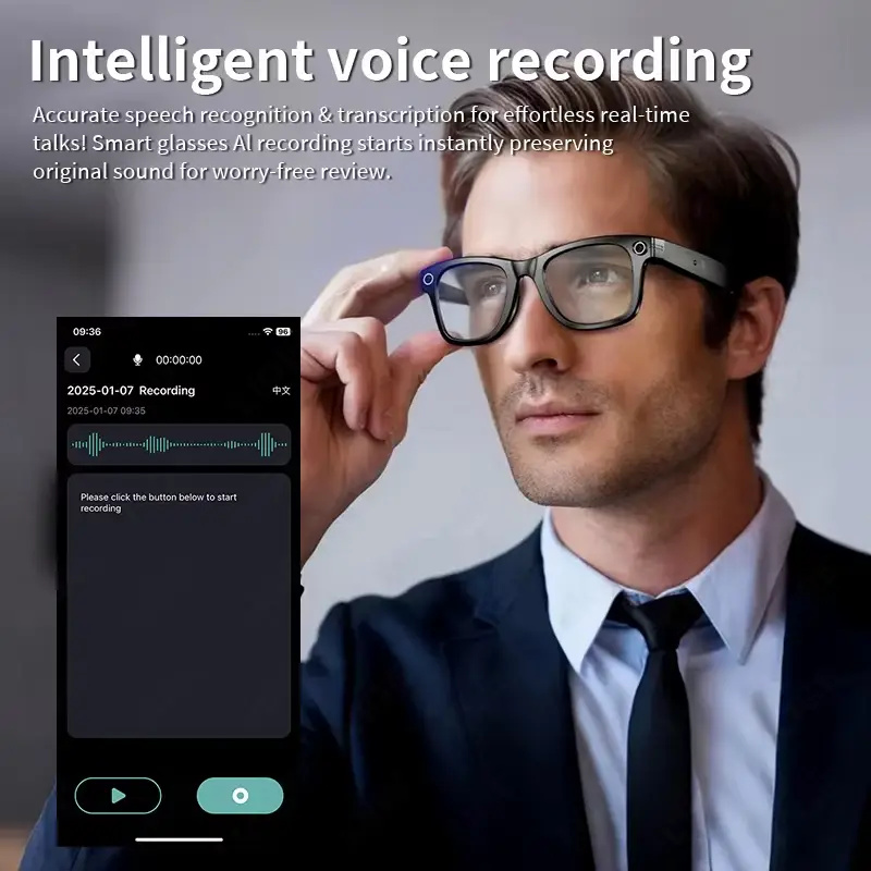 AI Smart Glasses with 8MP Came - Smart Glasses Lens review and price